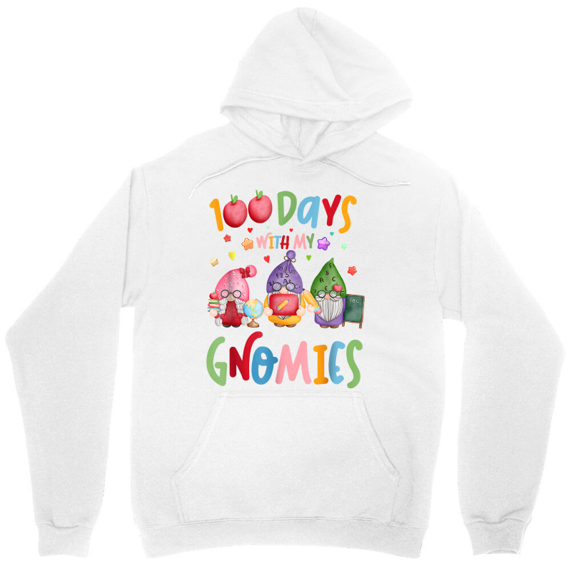 Funny 100 Days With My Gnomies 100th Day Of School Unisex Hoodie | Artistshot