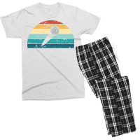 Retro Beatboxing Sunset Vintage Beatbox Sunrise Na Men's T-shirt Pajama Set | Artistshot