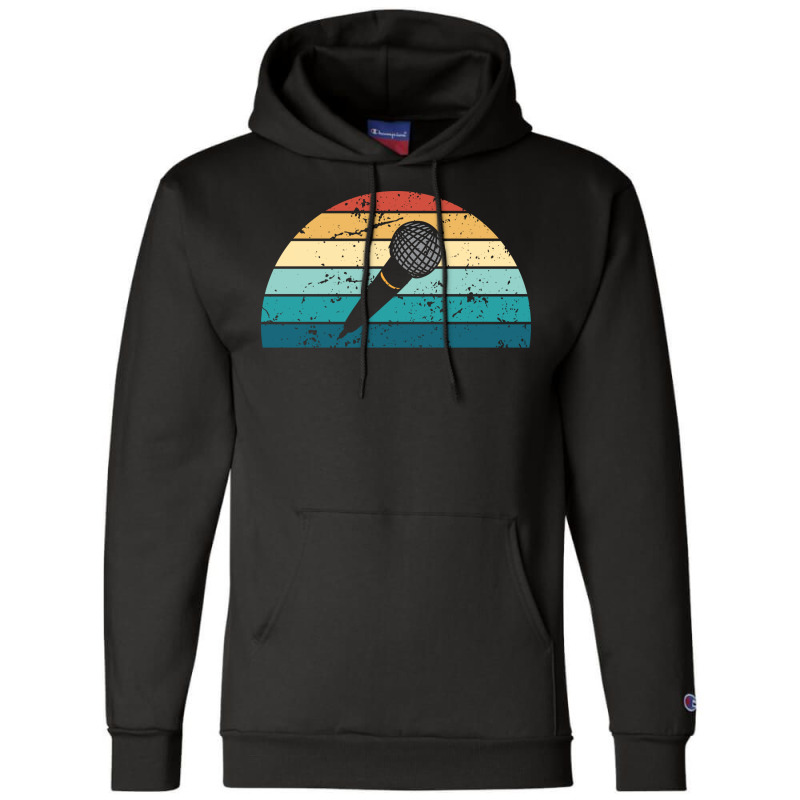 Retro Beatboxing Sunset Vintage Beatbox Sunrise Na Champion Hoodie | Artistshot