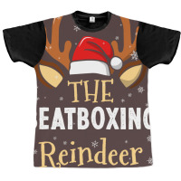 The Beatboxing Reindeer Family Matching Christmas Graphic T-shirt | Artistshot