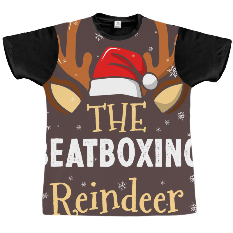 The Beatboxing Reindeer Family Matching Christmas Graphic T-shirt | Artistshot