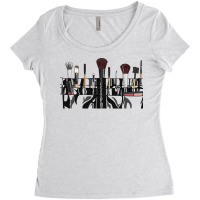 Makeup Artist Design For Your Daughter Green Women's Triblend Scoop T-shirt | Artistshot