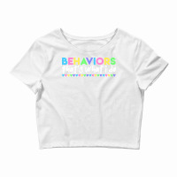 Behavior Analyst Hippie Music Crop Top | Artistshot