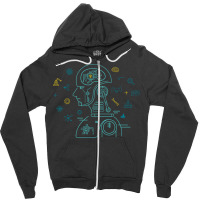 Machine Learning Data Learning Computer Science Ai Zipper Hoodie | Artistshot