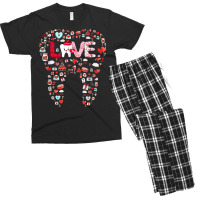 Dental Squad Dental Assistant Dentist Valentines D Men's T-shirt Pajama Set | Artistshot