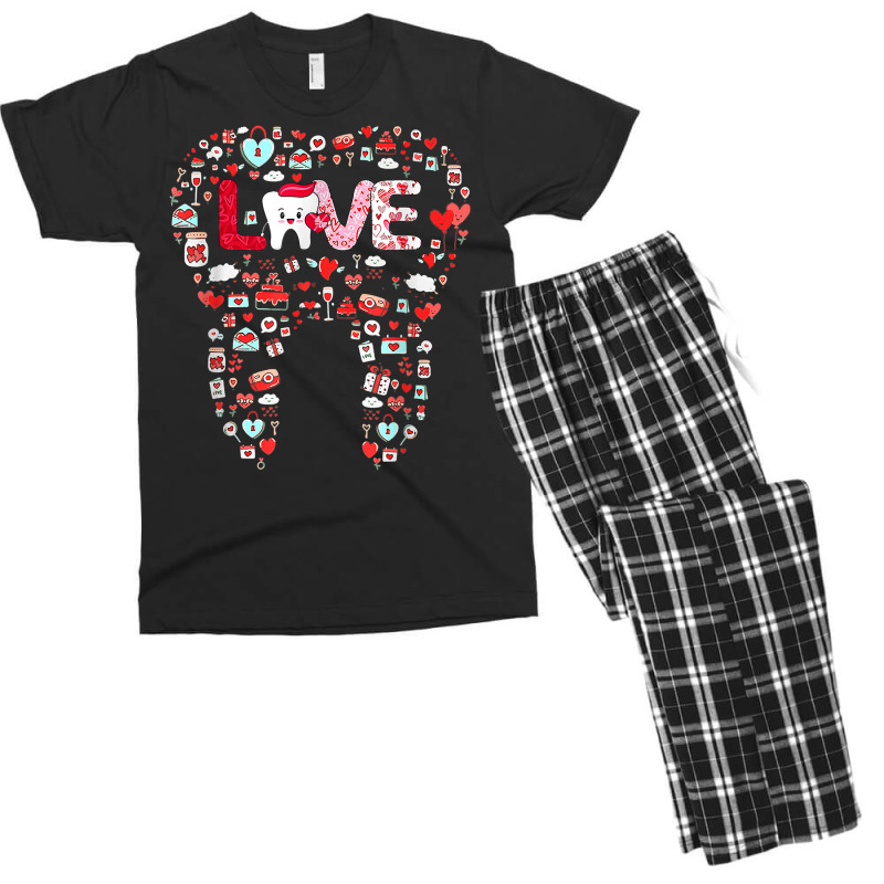 Dental Squad Dental Assistant Dentist Valentines D Men's T-shirt Pajama Set | Artistshot