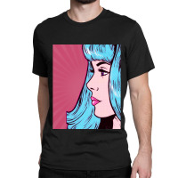 Dramatic Pink Pop Art Classic T-shirt | Artistshot