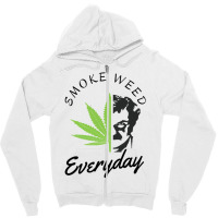 Smoke Weed Everyday3 Zipper Hoodie | Artistshot