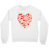 Cute 100th Day Of School And Still Loving It Heart Crewneck Sweatshirt | Artistshot