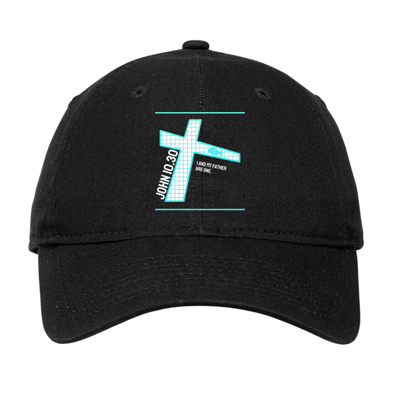 John 1030 Bible Verse Design Adjustable Cap by sarkinpopocan | Artistshot