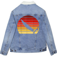 Sunset Catamaran Sailing T Shirt Unisex Sherpa-lined Denim Jacket | Artistshot