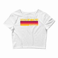 Behavior Analyst Girl 70s Crop Top | Artistshot