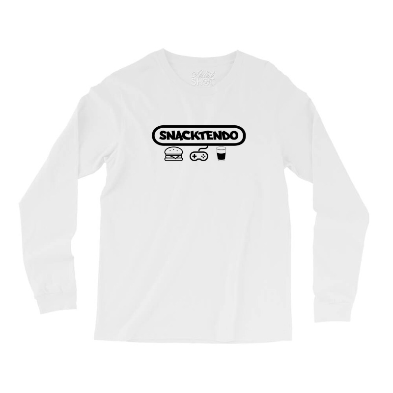 Snacktendo Black Variant Long Sleeve Shirts | Artistshot