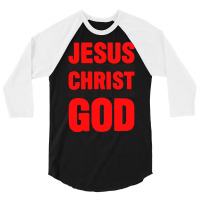 Jesus Is The Christ Hippie 3/4 Sleeve Shirt | Artistshot