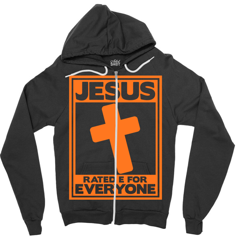 Jesus Is For Everyone Retro Zipper Hoodie by labineskatesr | Artistshot