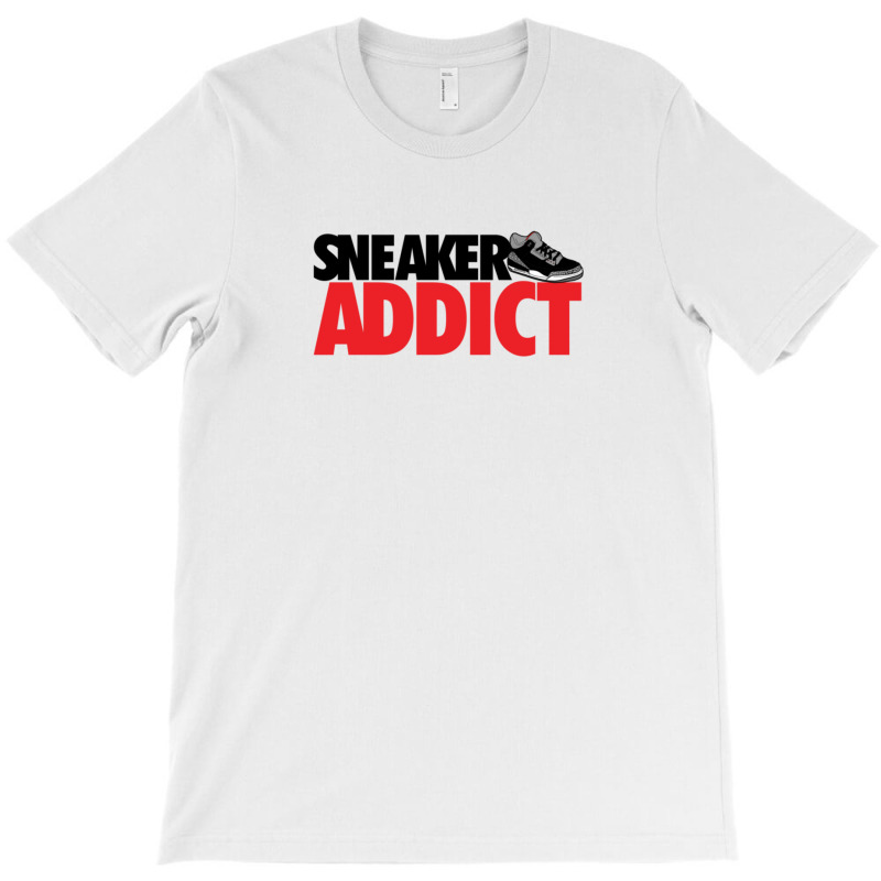 Sneaker Addict J3 Black Cement Friend T-shirt | Artistshot