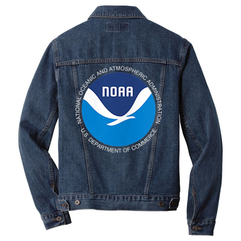 Noaa National Oceanic And Atmospheric Administrati Men Denim Jacket by mauthe | Artistshot