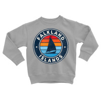 Falkland Islands South Atlantic Vintage Sailboat R Toddler Sweatshirt | Artistshot