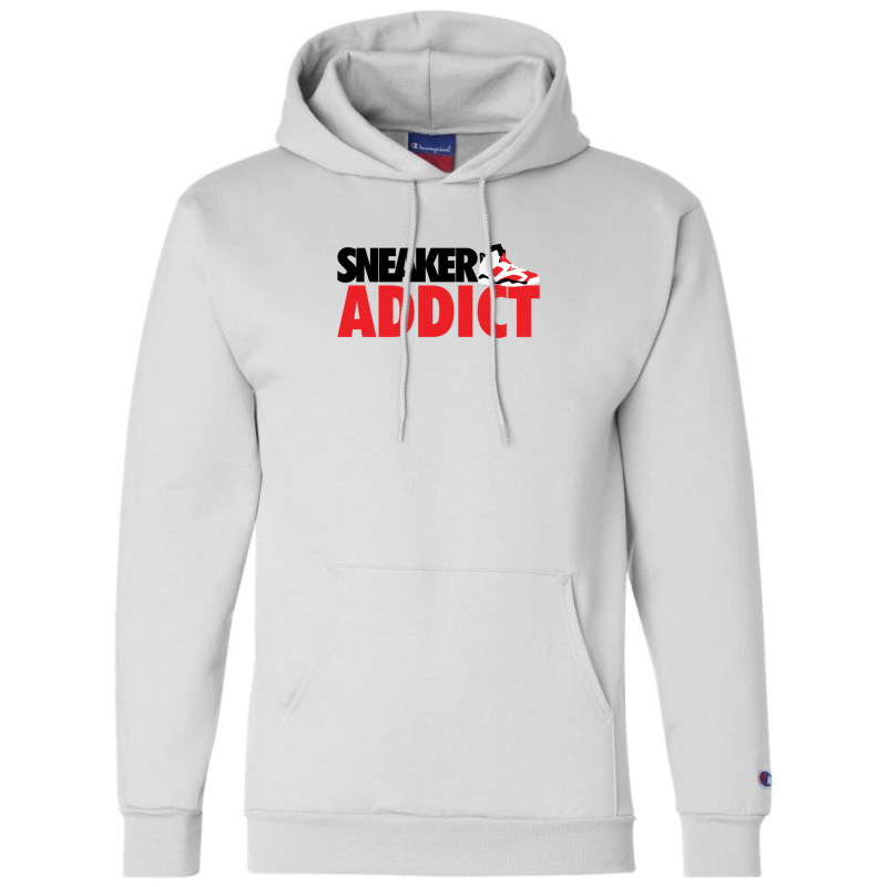 Sneaker Addict J6 Carmines Champion Hoodie | Artistshot