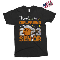 Womens Proud Girlfriend Of A 2023 Senior Basketbal Exclusive T-shirt | Artistshot