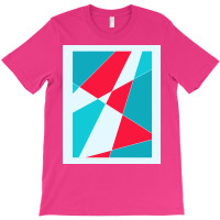 Blue And Red Abstract 70s T-shirt | Artistshot