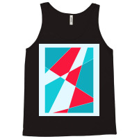 Blue And Red Abstract 70s Tank Top | Artistshot