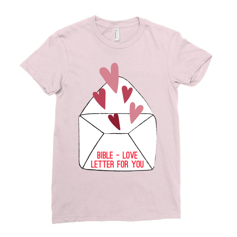 Love Letter For You Green Ladies Fitted T-Shirt by rudesdanceyd | Artistshot