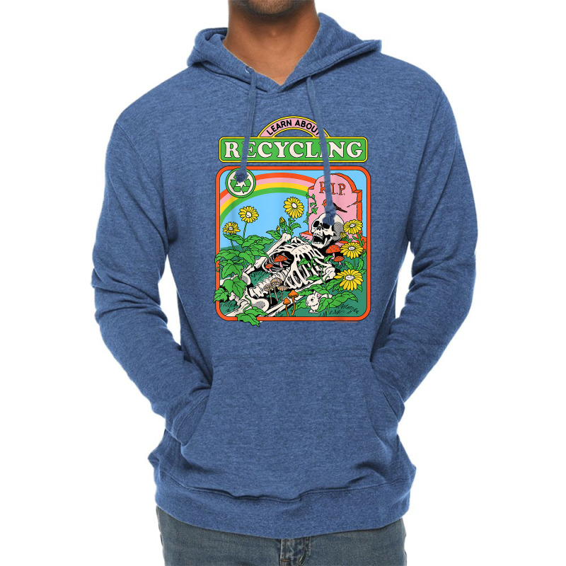 Steven Rhodes Learn About Recycling T Shirt Lightweight Hoodie | Artistshot