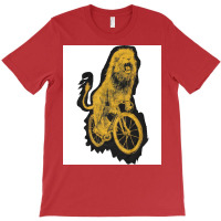 Bicycling Lion Quote T-shirt | Artistshot