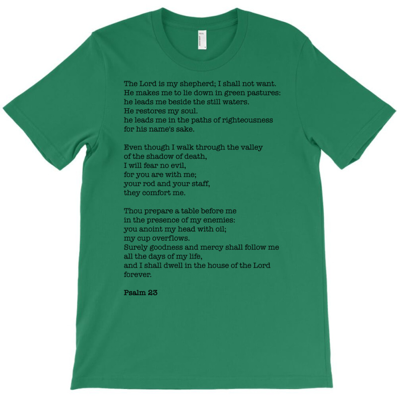 Psalm 23 70s T-Shirt by labineskatesr | Artistshot