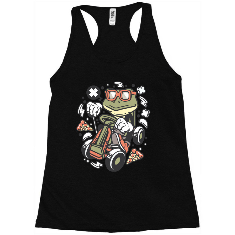 Hot Trend Frog Gokart Racerback Tank by baileyjohn2 | Artistshot