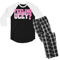 Feeling Ucey T Shirt Men's 3/4 Sleeve Pajama Set | Artistshot