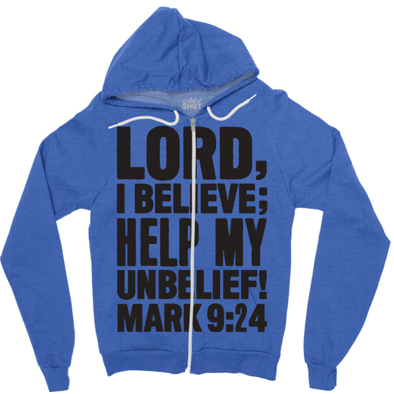 I Believe Girl Zipper Hoodie by klinckbedoreh | Artistshot