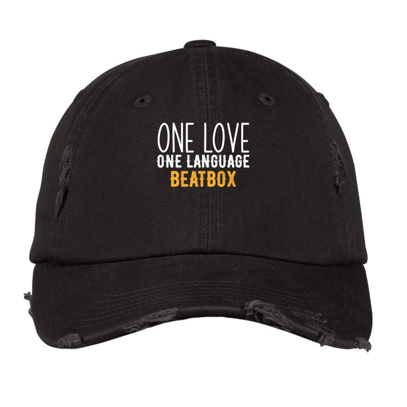 One Love One Language Beatbox 80s Vintage Cap by judicejuelfs7 | Artistshot