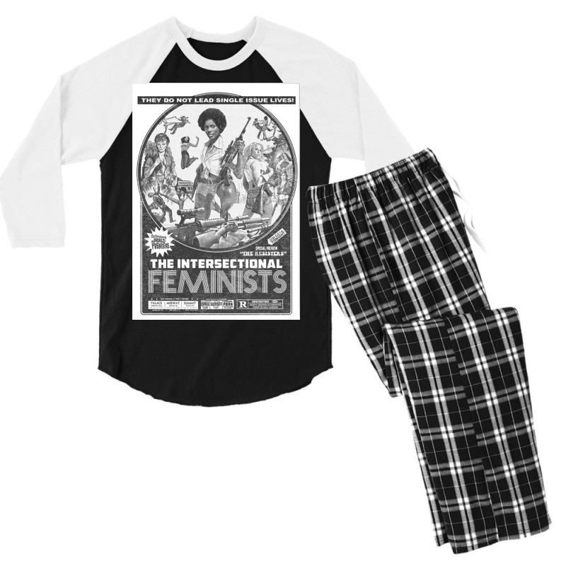 The Intersectional Feminists Men's 3/4 Sleeve Pajama Set | Artistshot