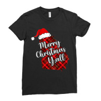 Womens Georgia Christmas Shirt Merry Christmas Y'a Ladies Fitted T-shirt | Artistshot