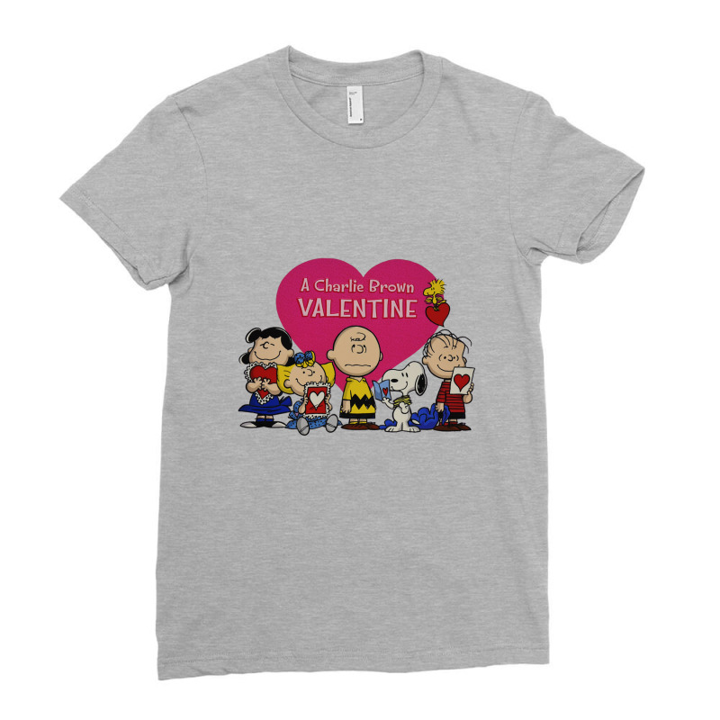 peanut valentine   valentine day Ladies Fitted T-Shirt