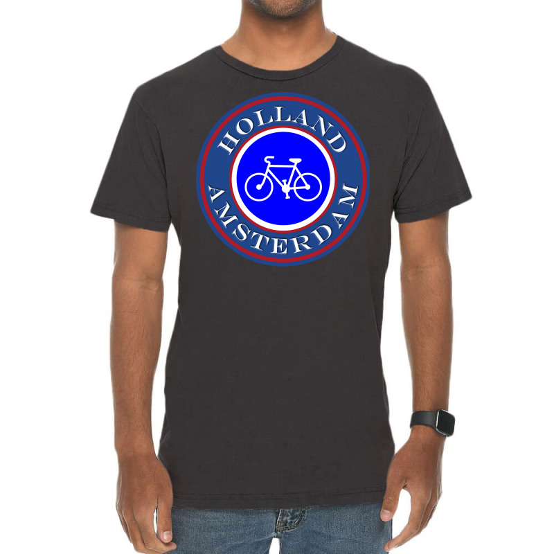 Holland Amsterdam Bicycles Only Tshirt Passport St Vintage T-shirt | Artistshot