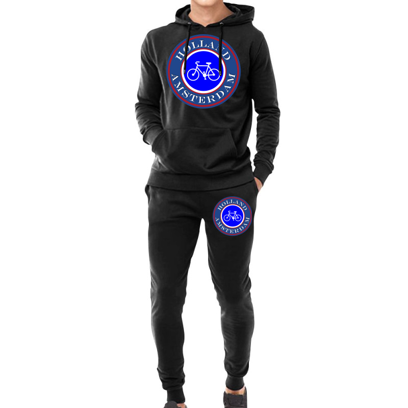 Holland Amsterdam Bicycles Only Tshirt Passport St Hoodie & Jogger Set | Artistshot