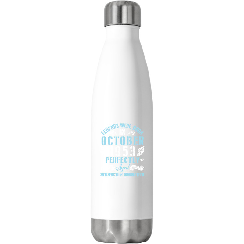 Happy Birthday 67 Years Old Legends Were Born In O Stainless Steel Water Bottle | Artistshot