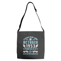 Happy Birthday 67 Years Old Legends Were Born In O Adjustable Strap Totes | Artistshot