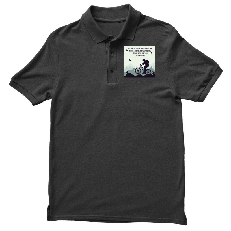 Mountain Bicycle Hippie Men's Polo Shirt | Artistshot