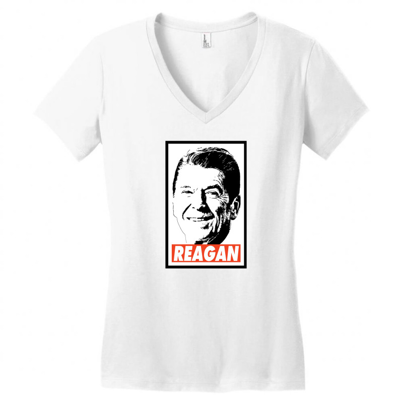 Reagan Women's V-Neck T-Shirt by larevanisa | Artistshot