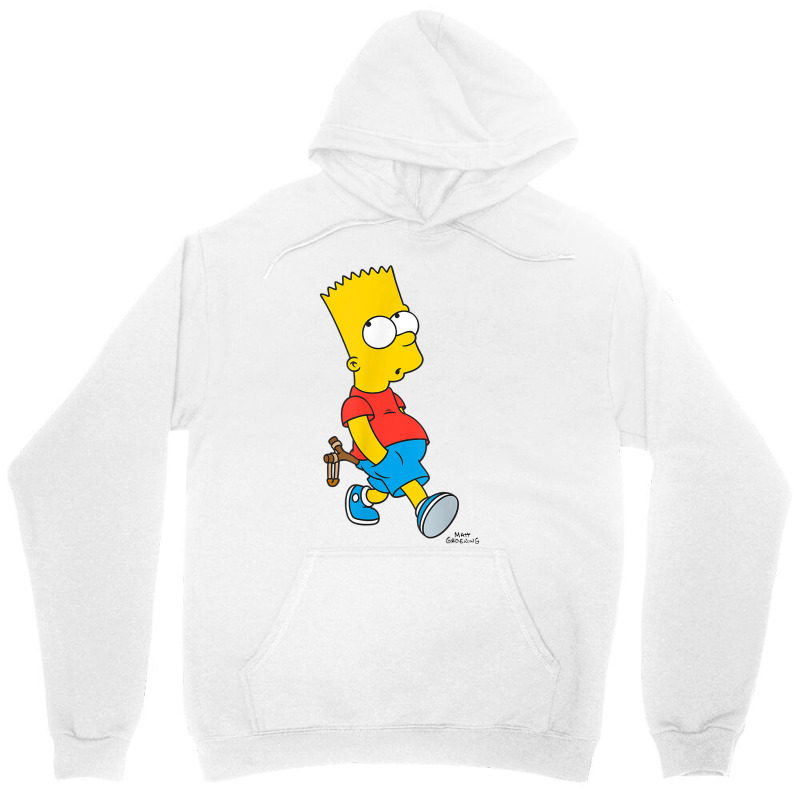 The Simpsons Bart Simpson With Slingshot T Shirt Unisex Hoodie | Artistshot