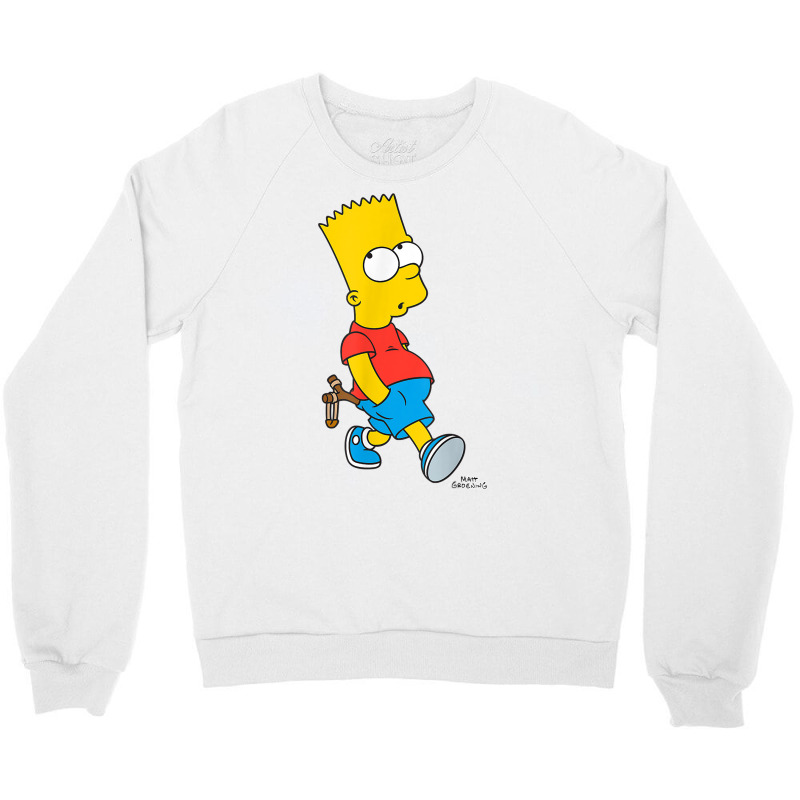 The Simpsons Bart Simpson With Slingshot T Shirt Crewneck Sweatshirt | Artistshot