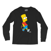 The Simpsons Bart Simpson With Slingshot T Shirt Long Sleeve Shirts | Artistshot