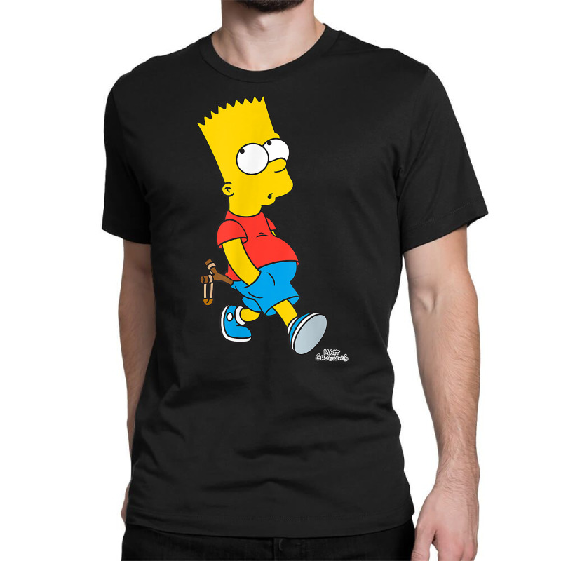 The Simpsons Bart Simpson With Slingshot T Shirt Classic T-shirt | Artistshot