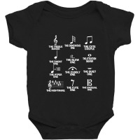 Musical Notes Symbol Definition Humor Baby Bodysuit | Artistshot