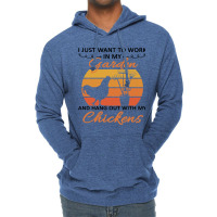 I Just Want To Work In My Garden And Hang Out With Lightweight Hoodie | Artistshot