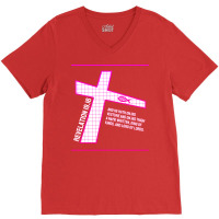 Revelation 1916 Bible Verse Design V-neck Tee | Artistshot